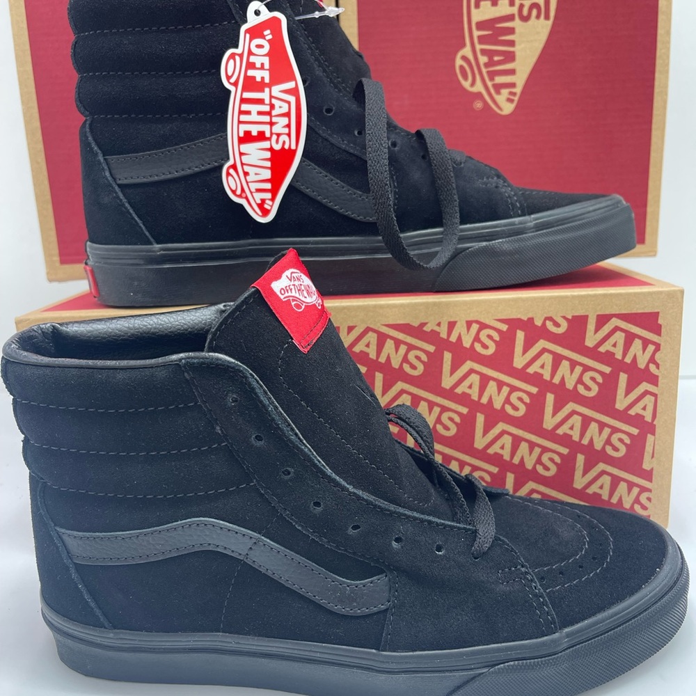 Vans Sk8-Hi 'Black Suede'
 WMNS Black High-Top Sneakers - Picture 7 of 16